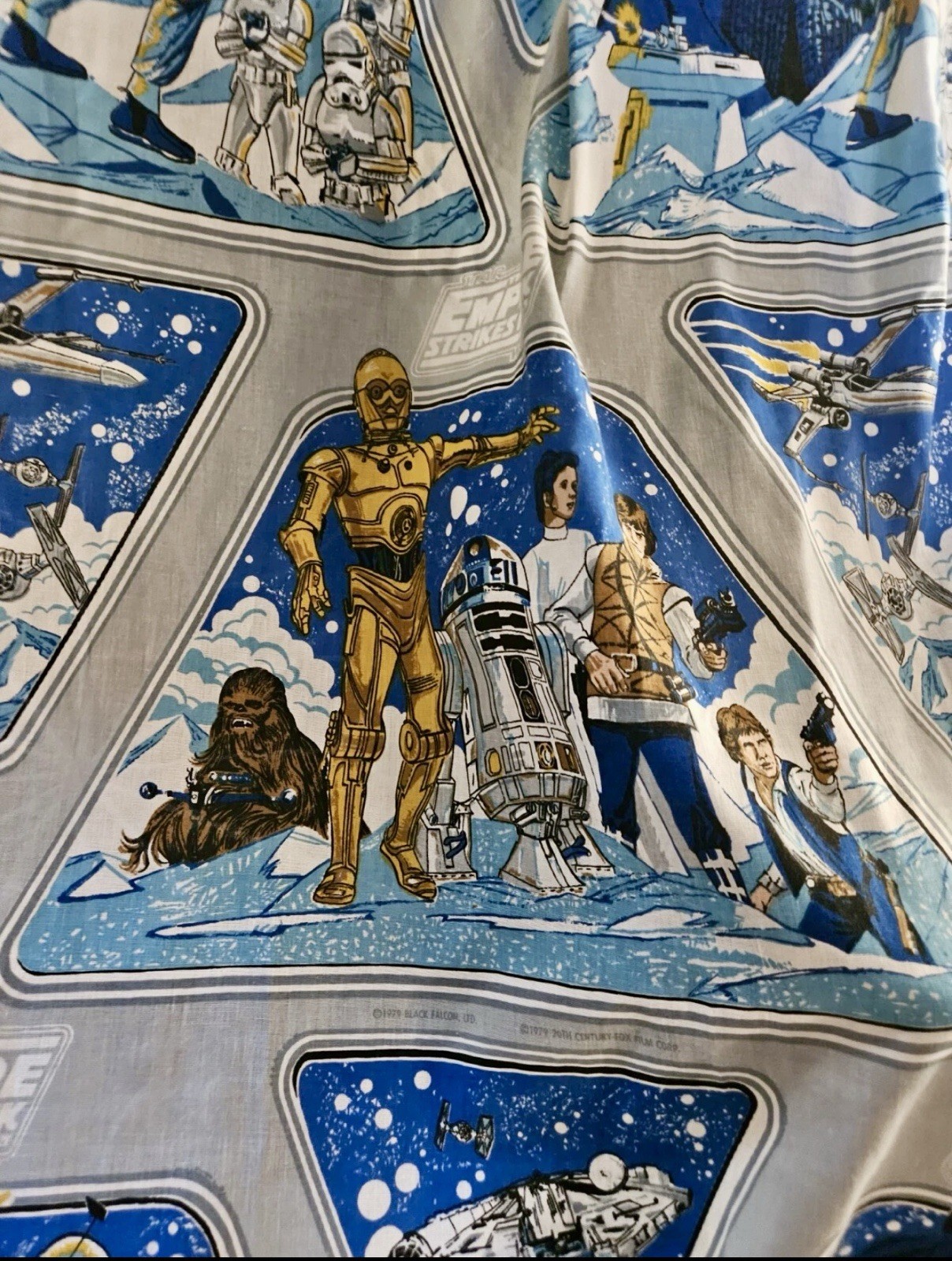 Vintage – “Empire Strikes Back” Star Wars Material – 1979 Black Falcon Ltd.