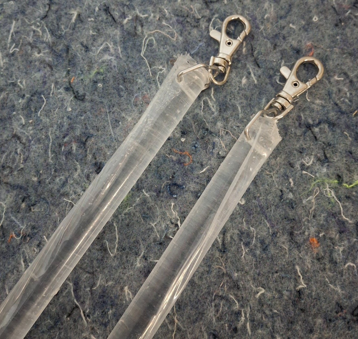 Curtain Pull Rod Drapery Wand 58″ Clear Acrylic 2-Pack Window Blinds Opener