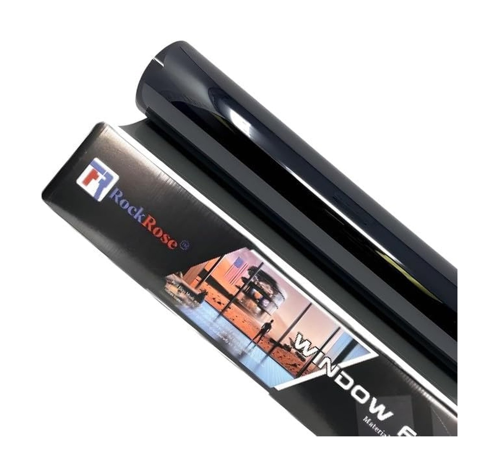 RockRose VLT 35% Window Tint with Premium 2ply Window Tint Film – Adhesive Wi…