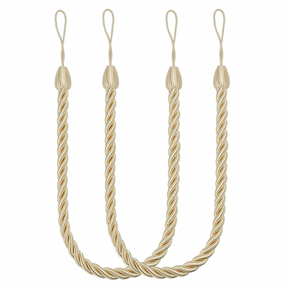 2/4X Curtain Rope Tie Backs Window Tieback Bandage Holdbacks Home Decor Handmade