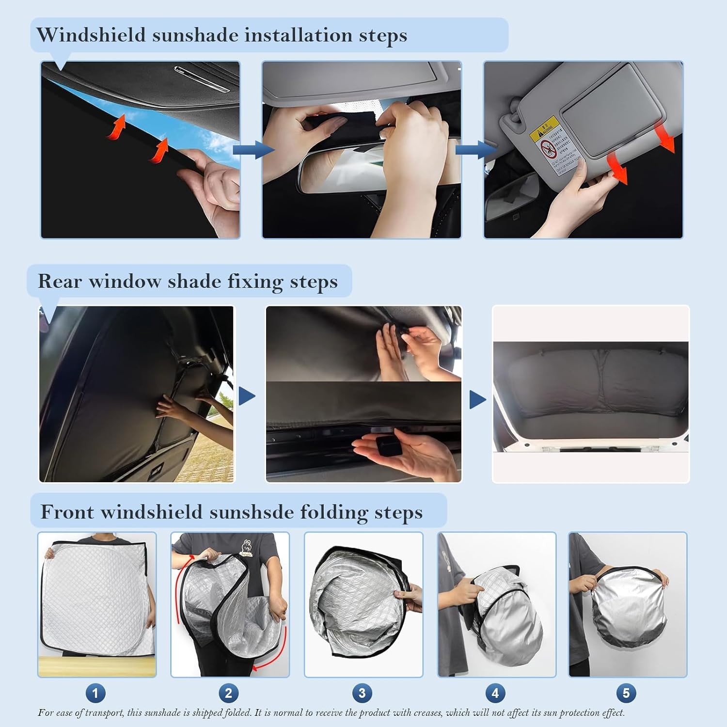 8Pcs Thicken Sun Shades for Tesla Model S 2012-2025(Not for Plaid or Long Range)