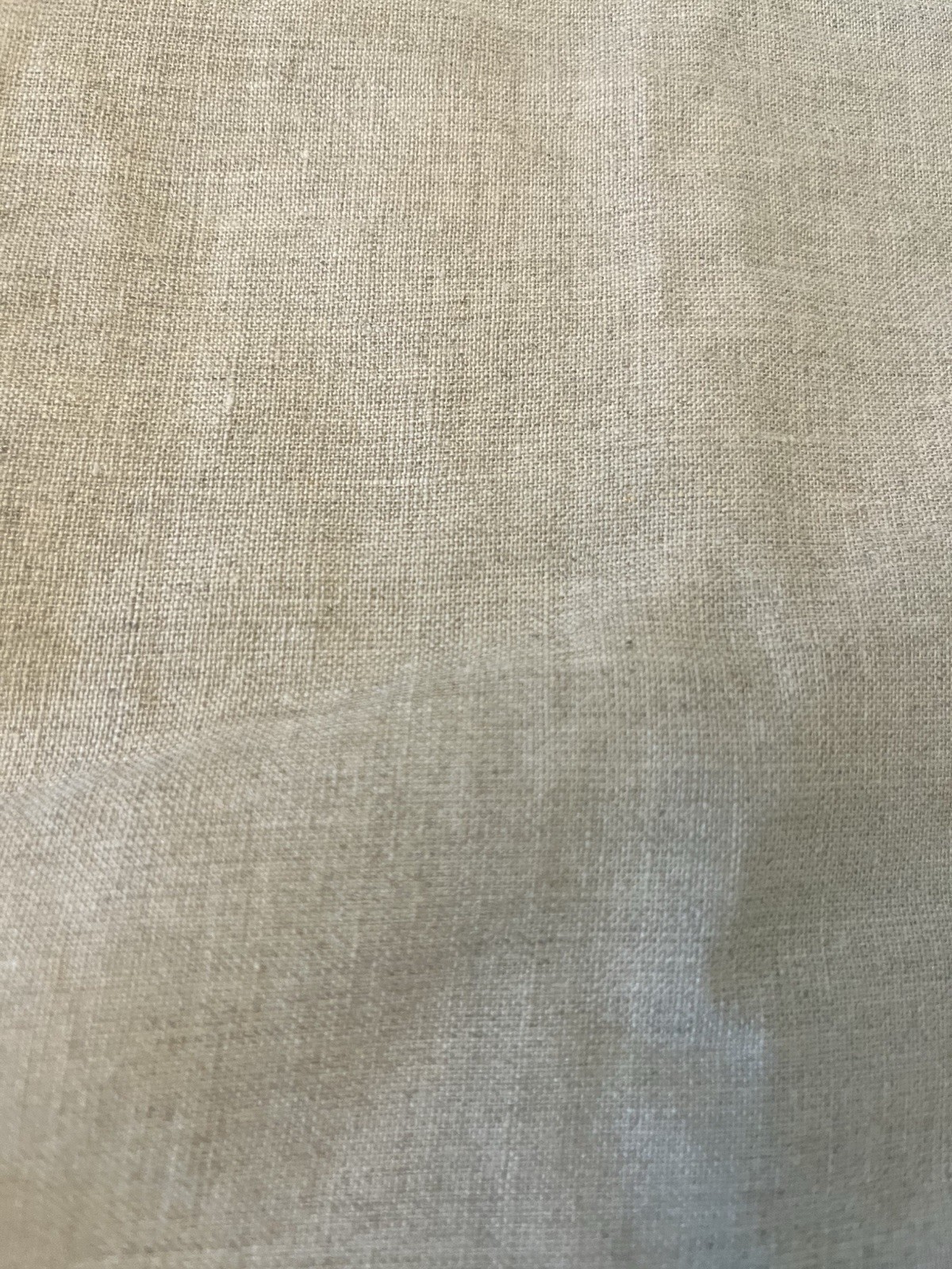 Quince European Linen Single Panel Curtain In Dark Flax, 48×96