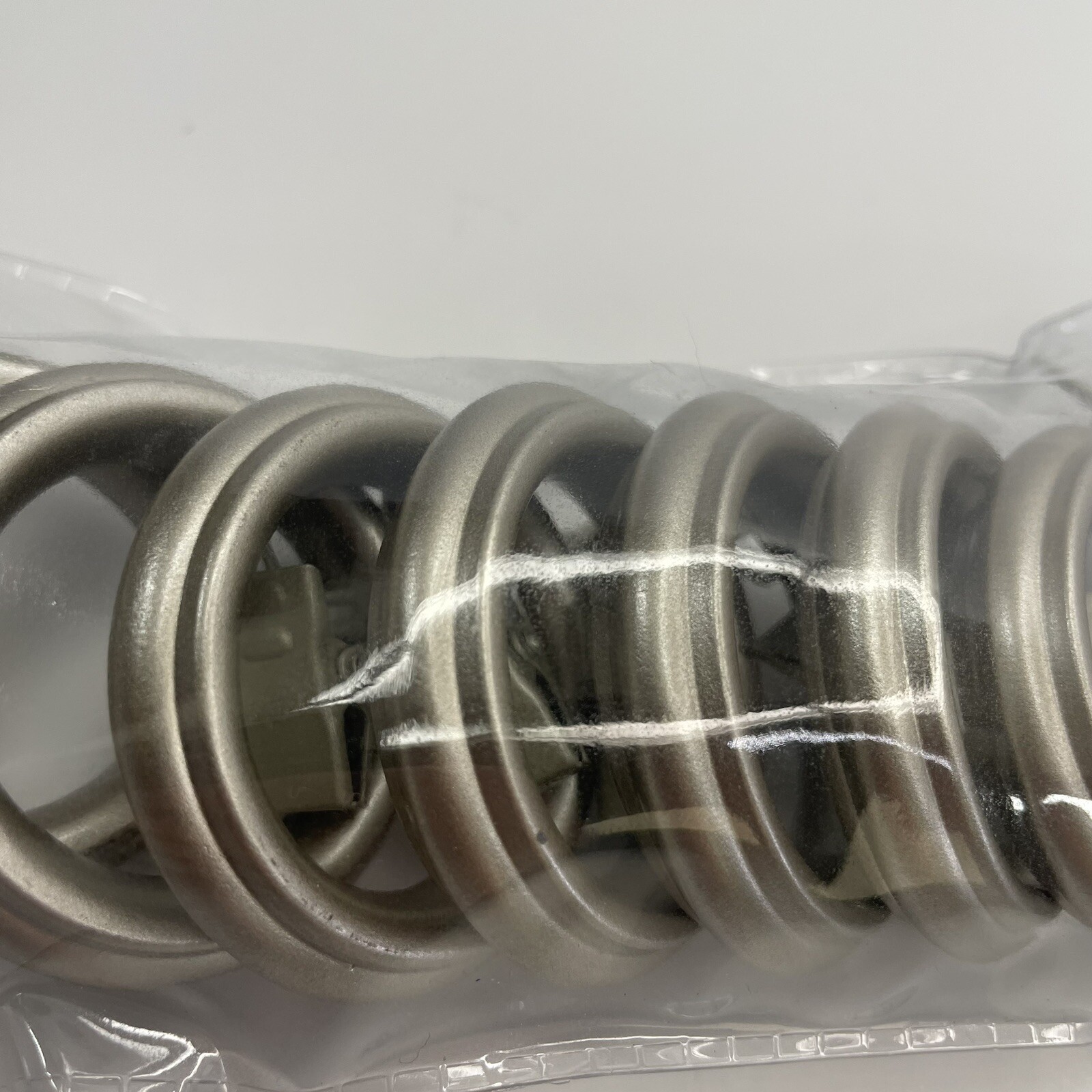 (7-Pk) Total Blockout Clip Rings Brushed Nickel 1 1/4-In Lot Of 3
