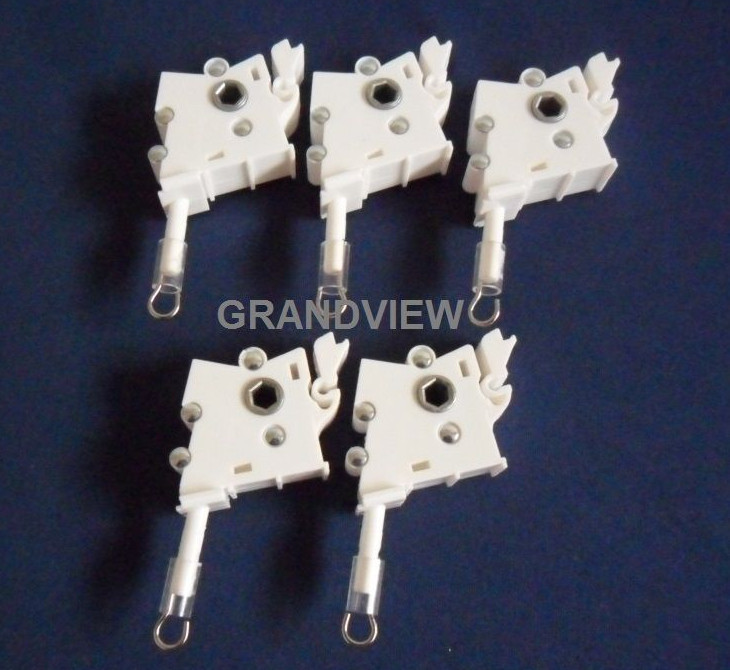 5 pcs White Wand Tilt Control Venetian Blinds Parts Wand Tilter For Low Profile