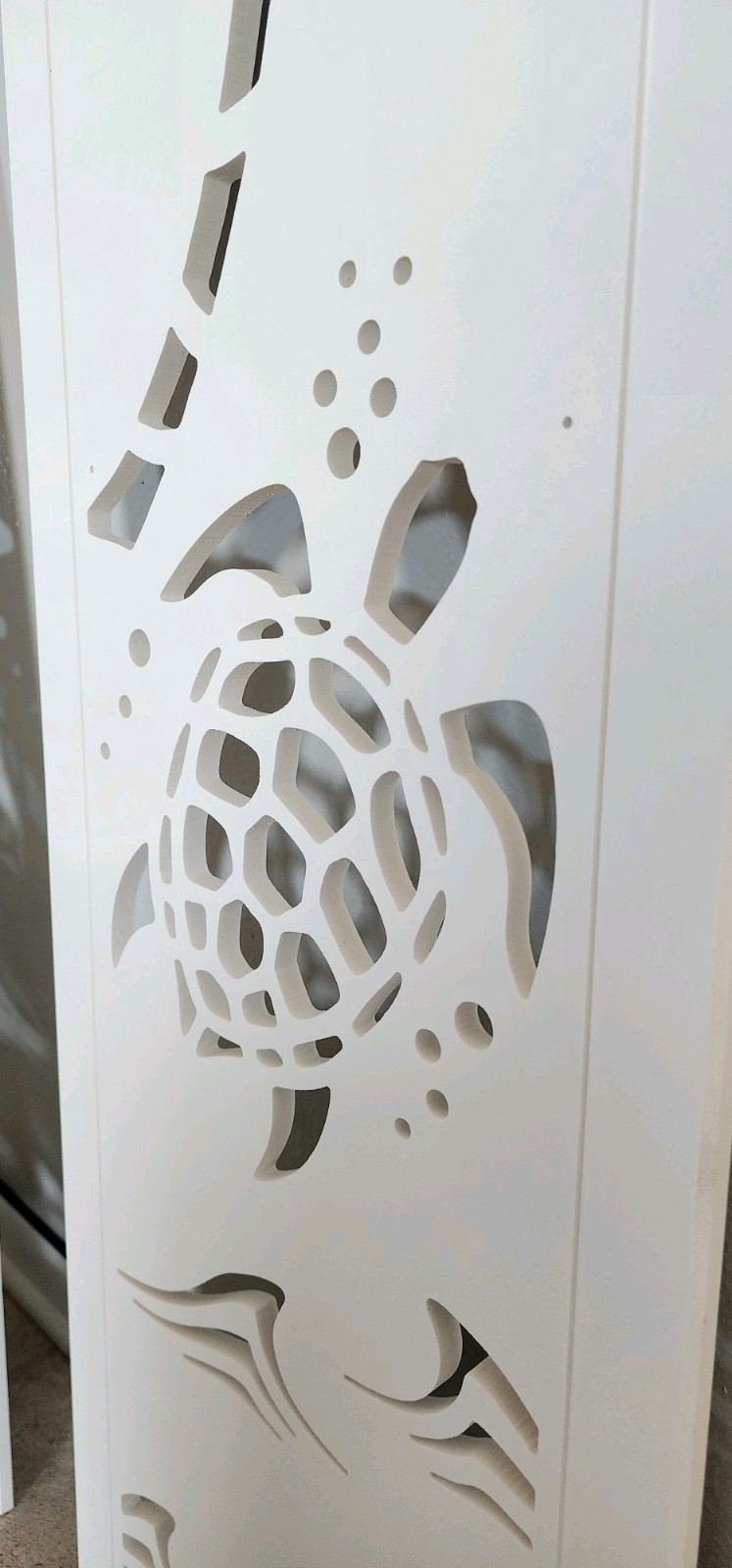 Decorative Window Shutters, Sea Turtle Design, Sold in Pair of 2 shutters