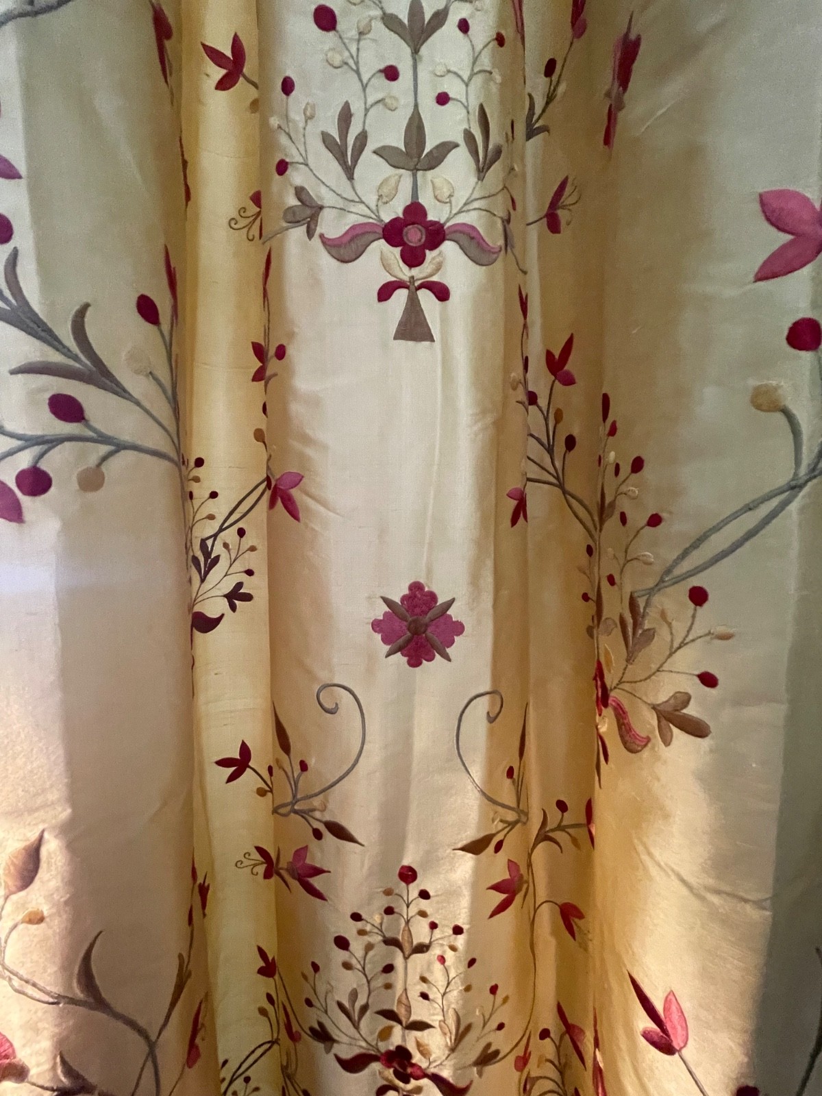 Luxury Dupioni Silk Curtain Panels – The Curtain Exchange – 115″ L x 48″ W