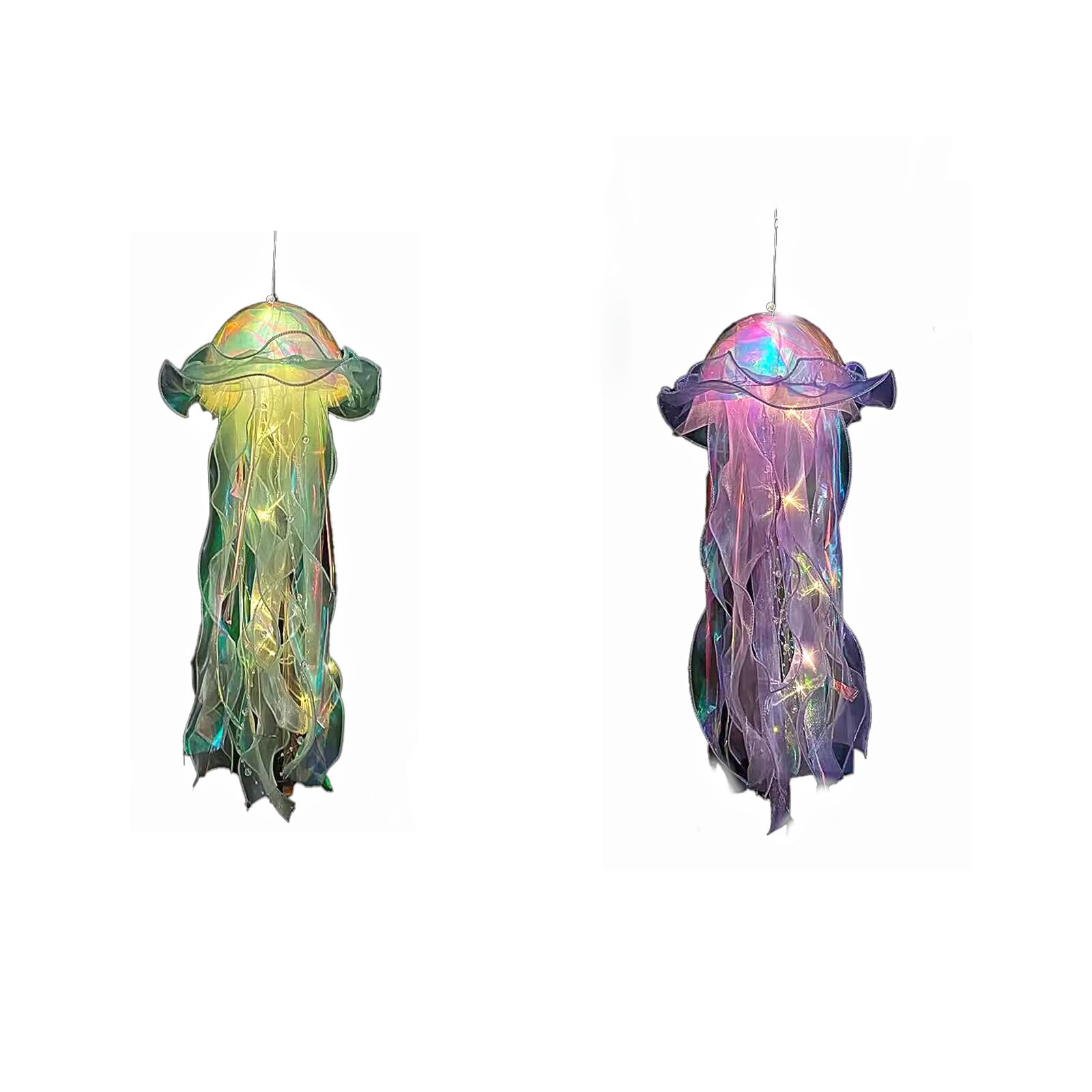 Jellyfish Hanging Decor,Room Decor, Set of 5,Under the sea Party Decorations,…