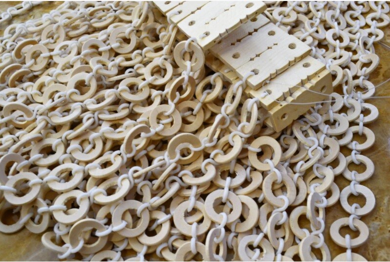 Wood Curtains Custom, Bead Doorway Curtian Wooden, Handmade Beads Wood Curtains