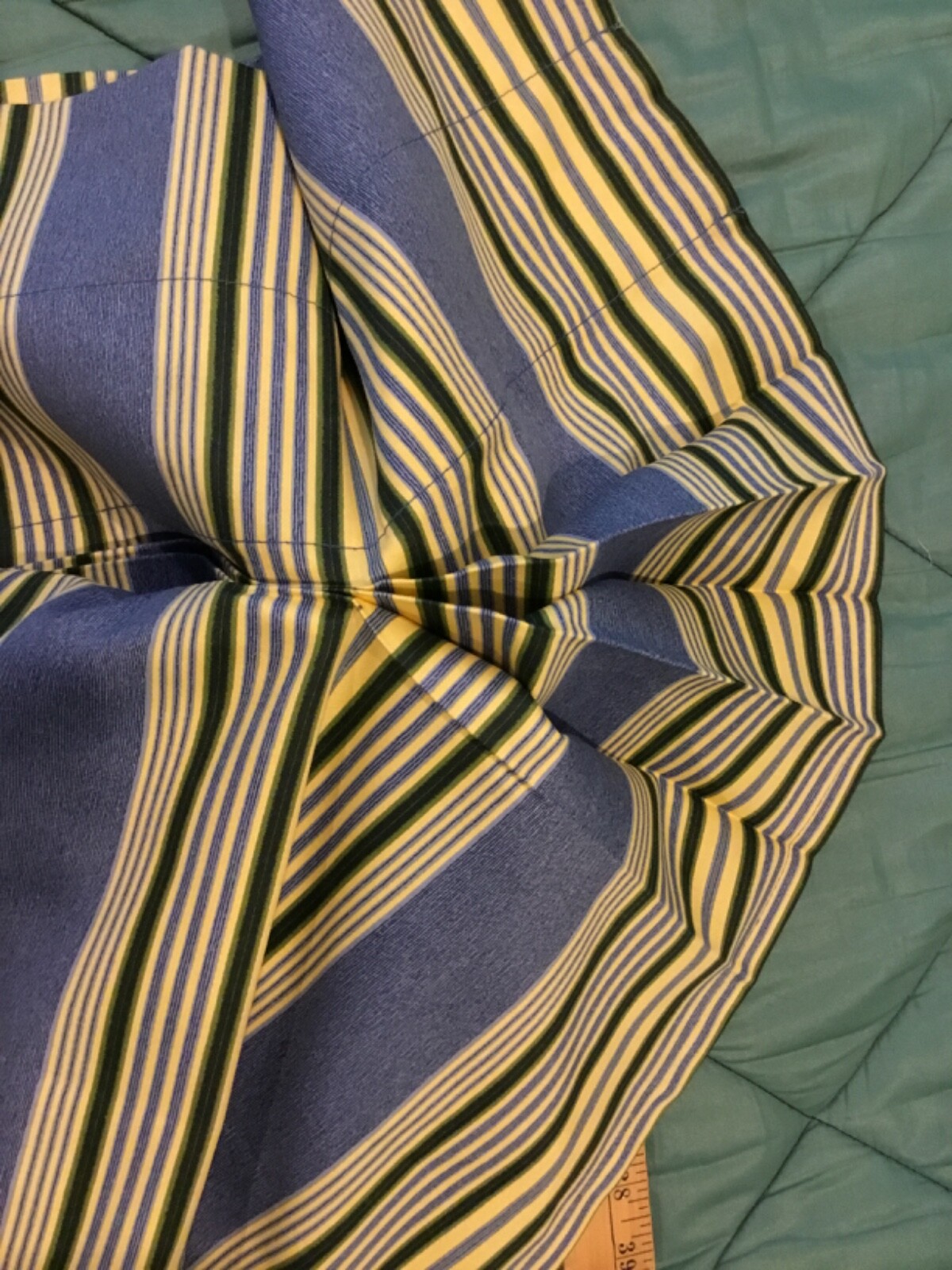 WAVERLY Valance ~ Amanda Blue Stripe ~ 77″ x 17″ ~ Lot of 2