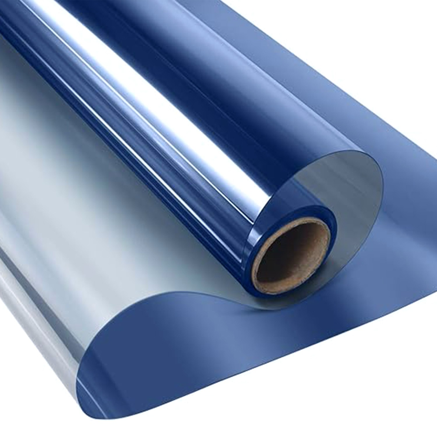 Blue Window Tint Film One Way Privacy Film Solar Tint For Home office Decor DIY