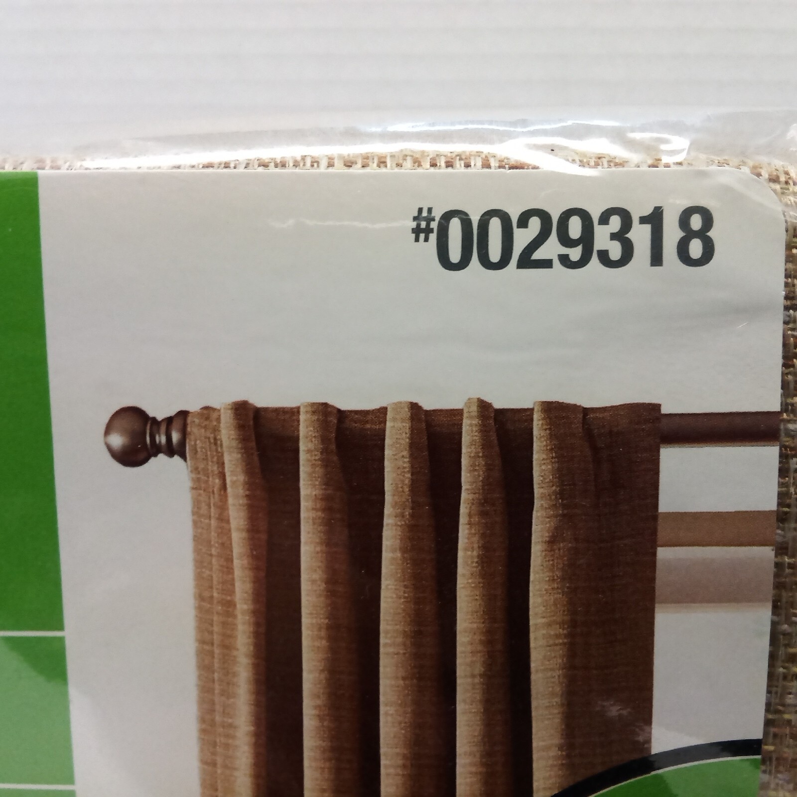 Style Selections Roberta 84″ Thermal Blackout Natural Curtain Panel 0029318 2pk