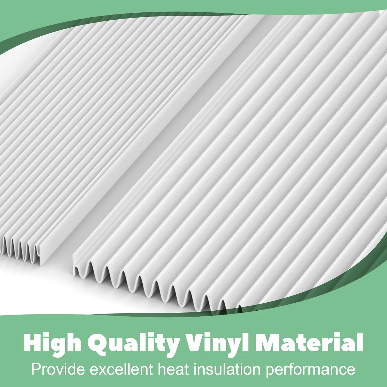Window Air Conditioner Side Panels, 17″ H x 19-1/4″ W Extra Wide AC Side Panel,
