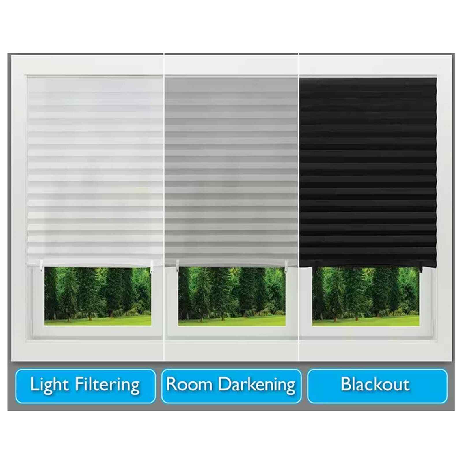 Redi Shade Cafe Paper Light Filtering Window Shade – 36 in. W x 72 in. L