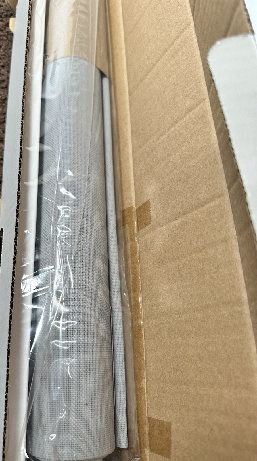 Light Filtering Roller Shades 5% Openness Solar Screen 32”W x 72″ H Grey (1279