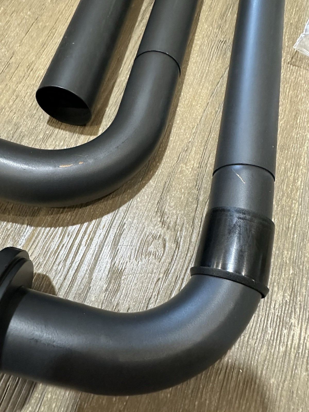 Pottery Barn Somorset Hidden connection 1.25 Curtain Rod 28-48″ Stone Iron