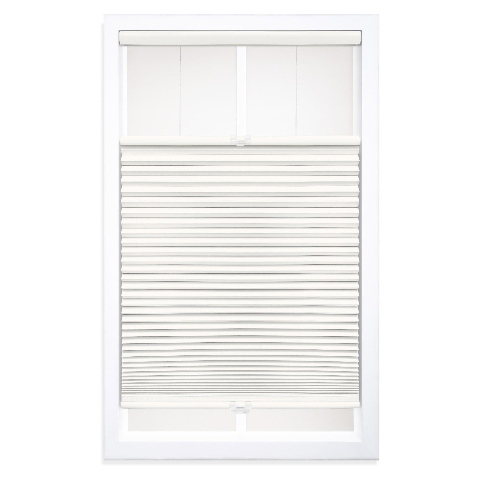 Dez Furnishings Cordless 1.5 Blackout Top Down Bottom Up Cellular Shade 47W X