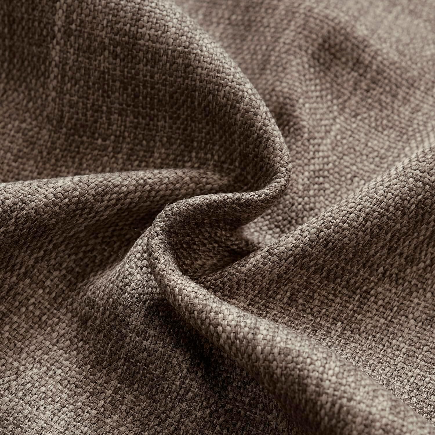 1 Panel Dutch Cocoa 120″L x 50″W Linen Darkening Curtains For Living Room