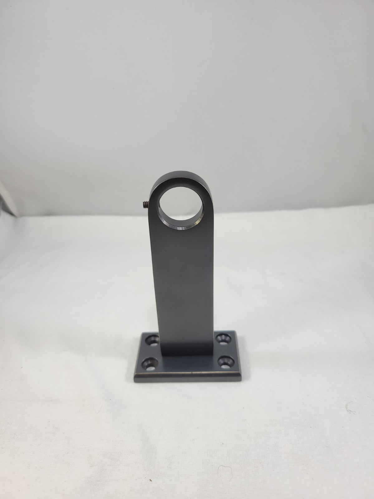 Set of 2Restoration Hardware Montaigne End Brackets Small Black for 1/4 in Rods