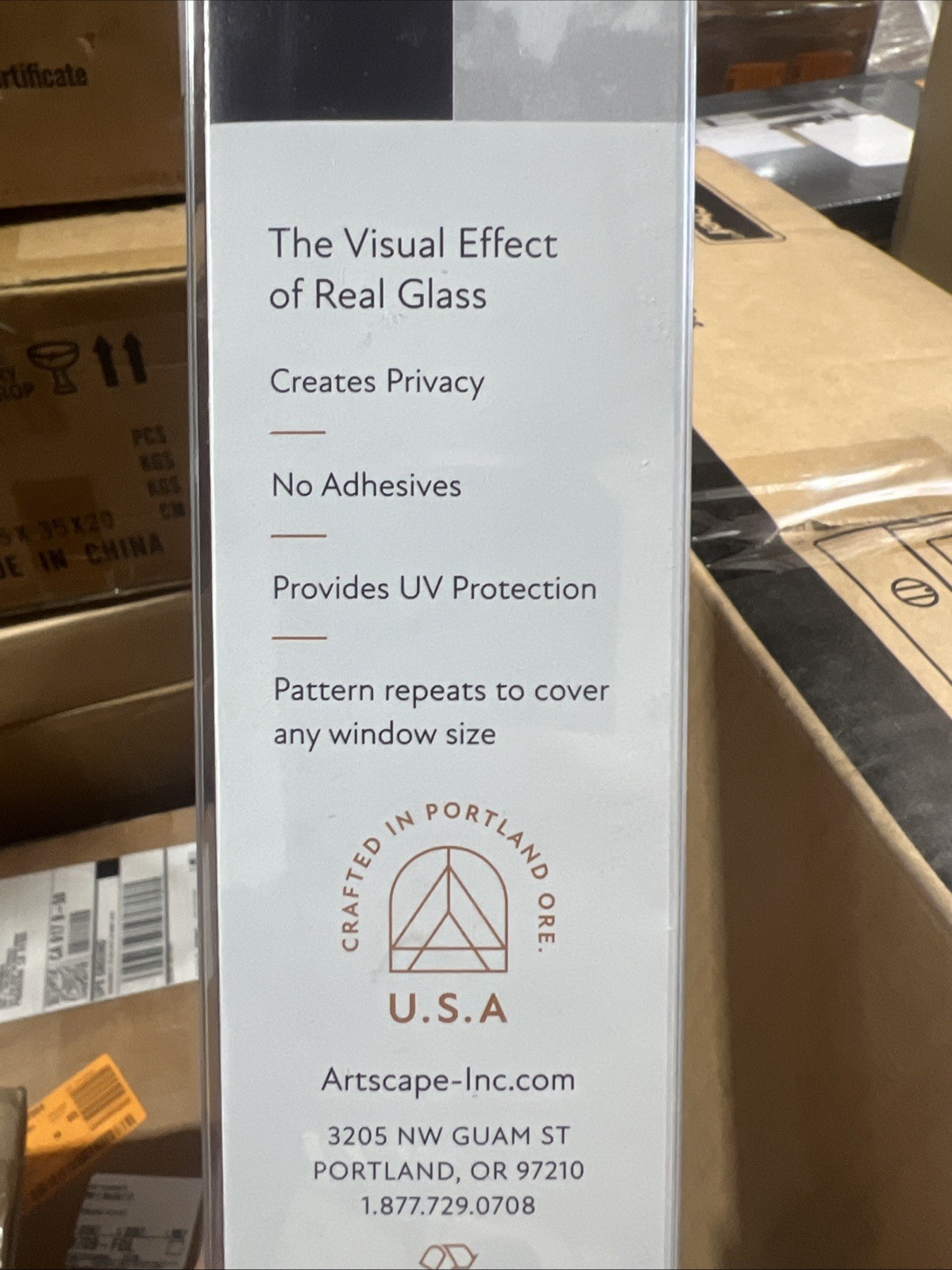Window Privacy Film by Artscape – Decorative Frosted Glass Design, Clouds
