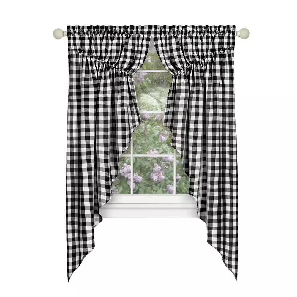 Buffalo Check 72 In. W X 63 In. L Polyester/Cotton Light Filtering Window Panel