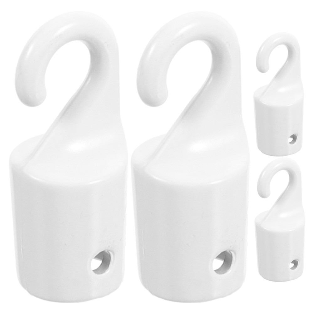 4 Pcs Curtain Hook Vertical Blinds Metal Tilt Wand Parts Tip Replacement