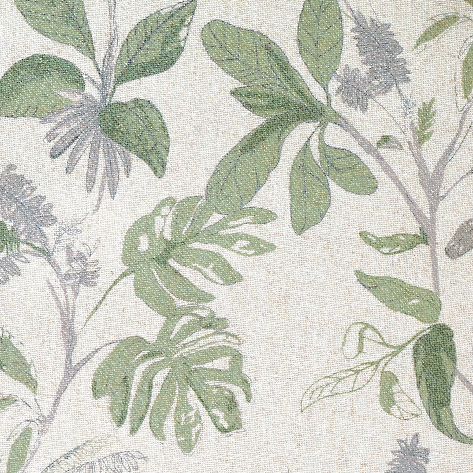 Tropical Leaf Curtains 2 Panels Farmhouse Room Darkening Rod Pocket 84″