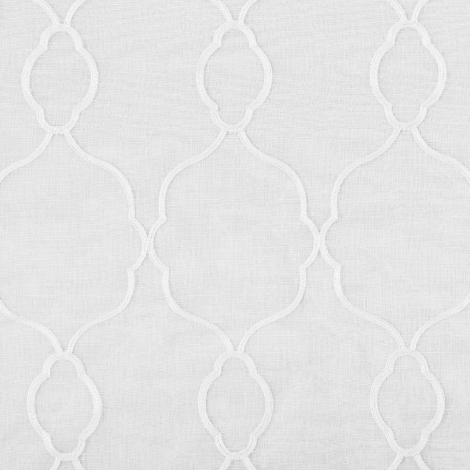Allerton Embroidered Trellis Rod Pocket Window Tie-up Balloon Shade, 52″ x 63…