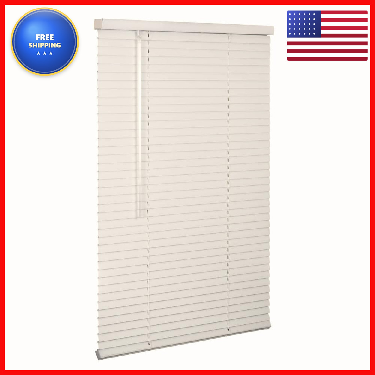 & Cordless 1 Aluminum Mini Blind 46.5 Wide X 36 Long Alabaster
