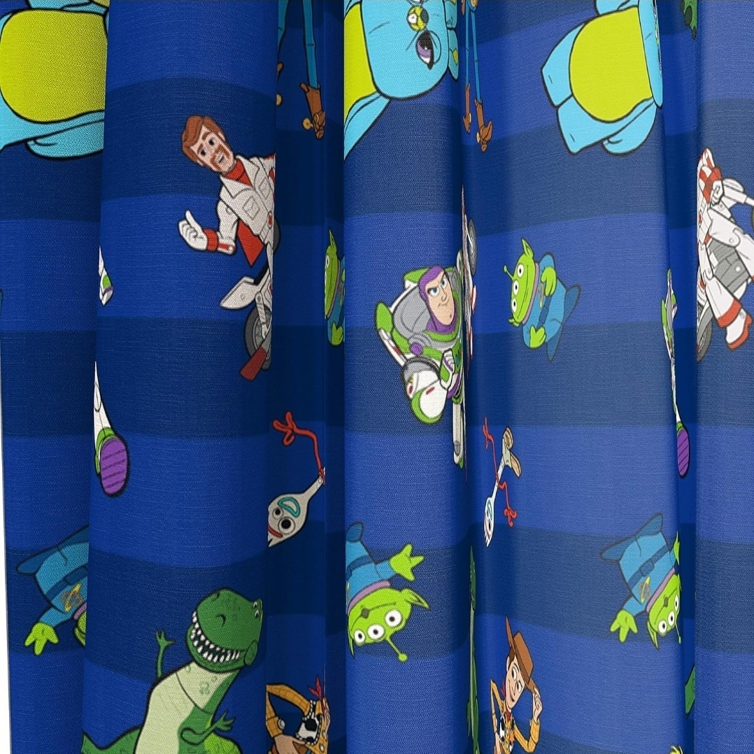 Kids Window Drapes – 4 Piece Curtain Set Includes 2 Tiebacks, Beautiful Beddi…