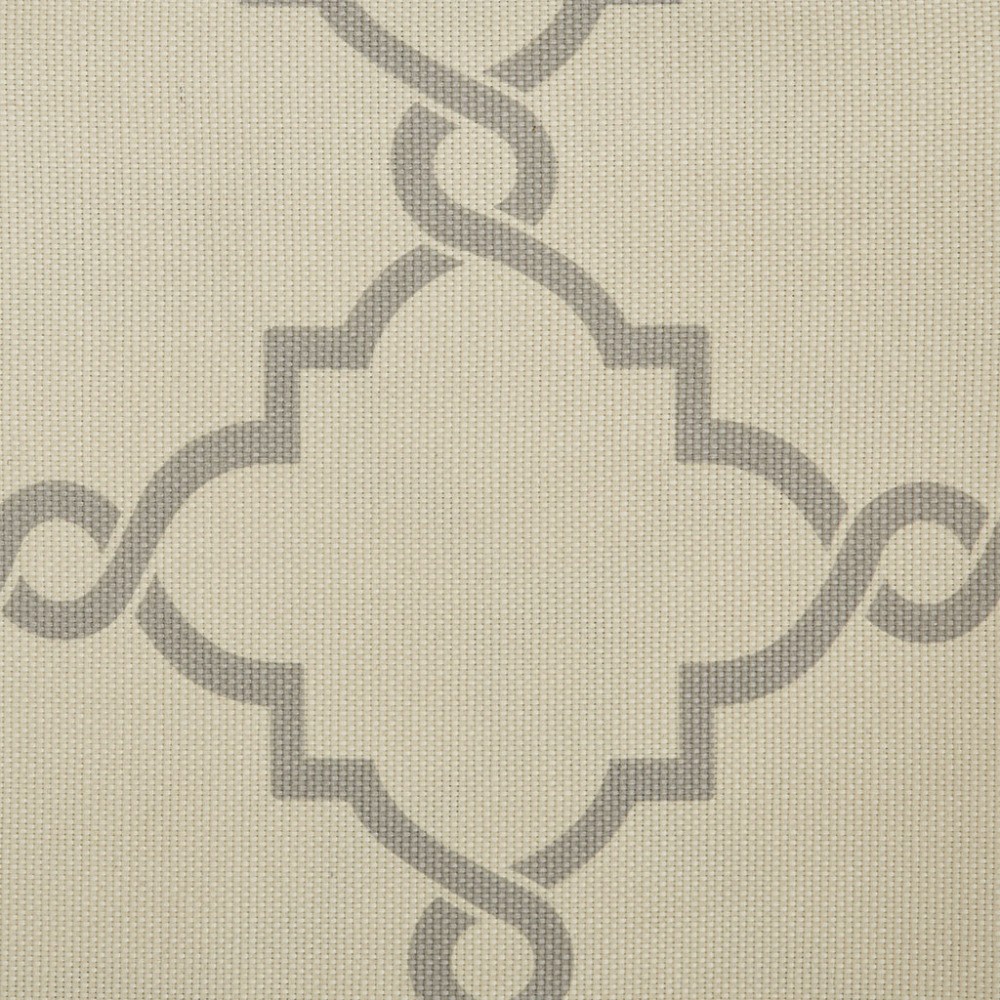 Fretwork Print Grommet Top Window Curtain Panel(Only 1 Pc Panel)