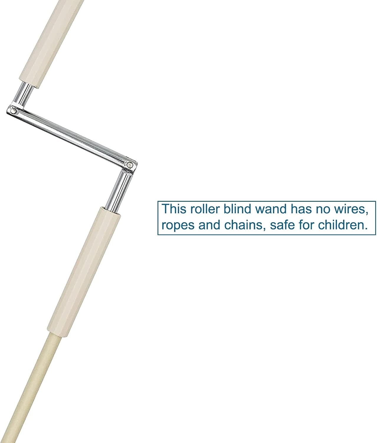 Universal Replacement Metal Crank Wand of Exterior Sun Shades Roller up Blind