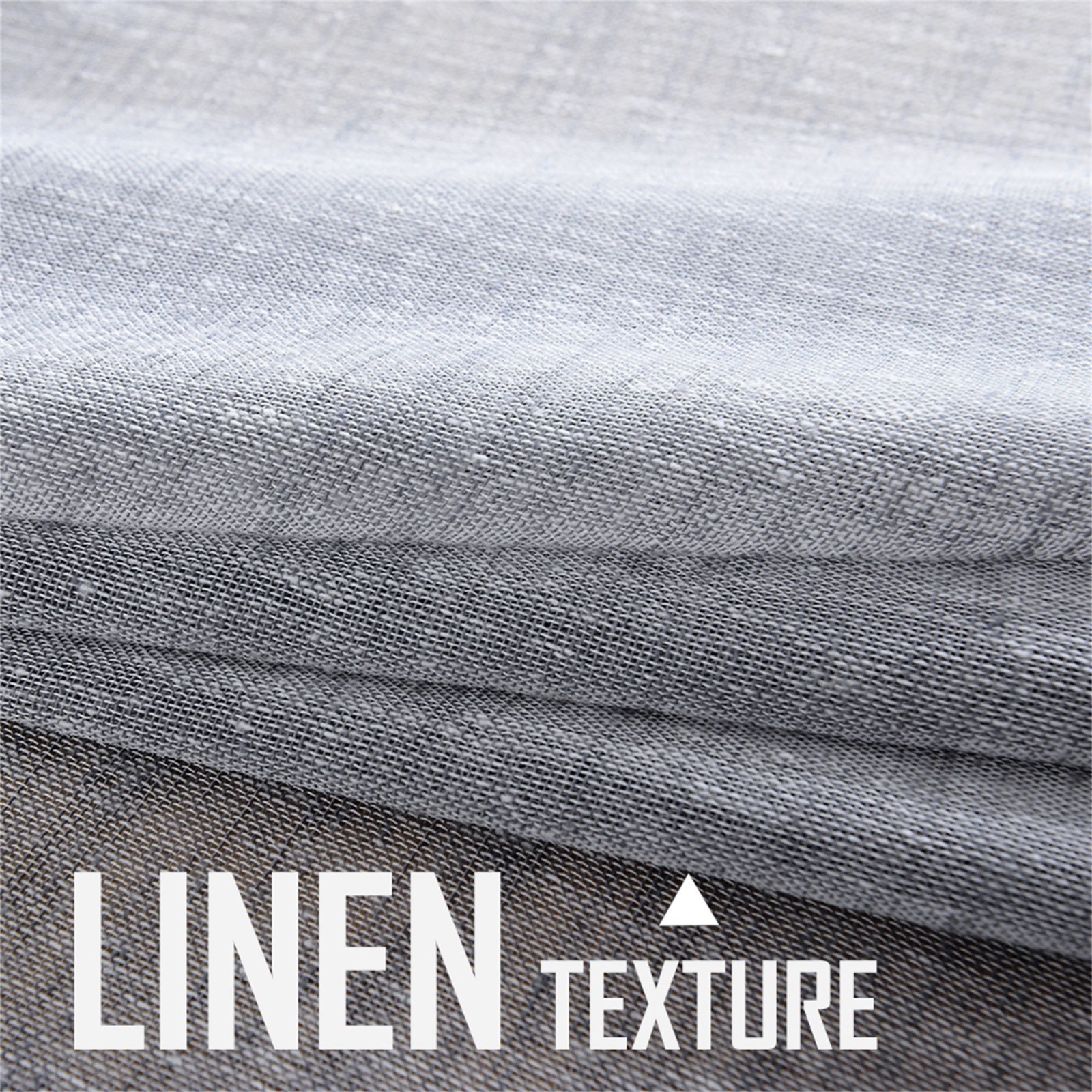 Fragrantex Gray Semi Sheer Curtains Gray 54 Inch Length – NEW