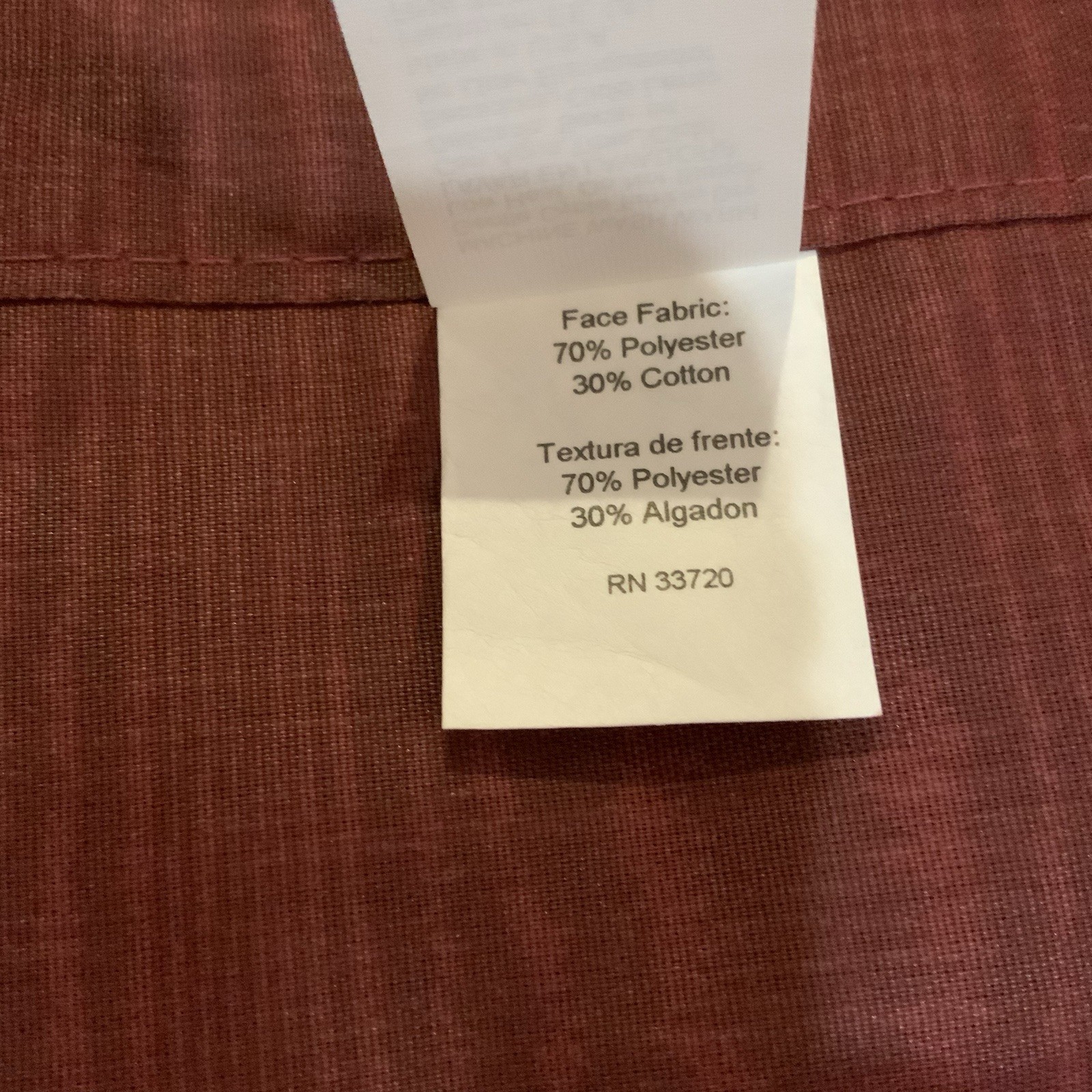 JCPenney Window Valances Burgundy Each 88 in Wide X 18 in Set Of 3