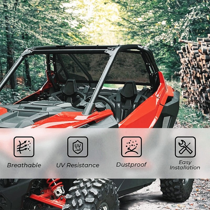 UTV Window Net Rear Window Mesh Net for PRO XP 4 Windshield Shade