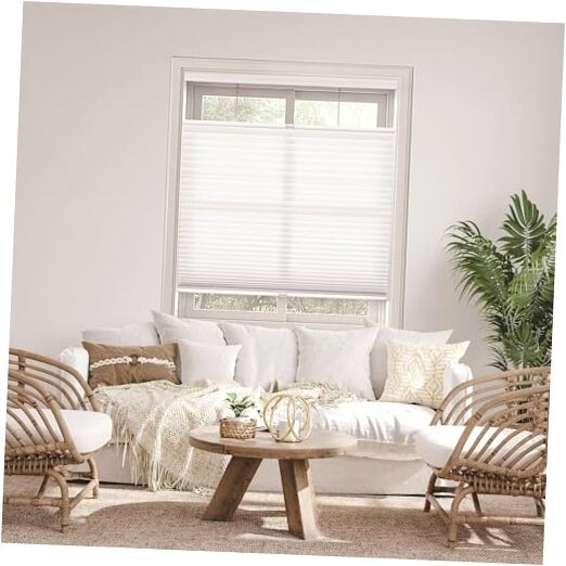 Cordless 1.5″ Light Filtering Top Down Bottom Up Cellular Shade, 21.5″ W x