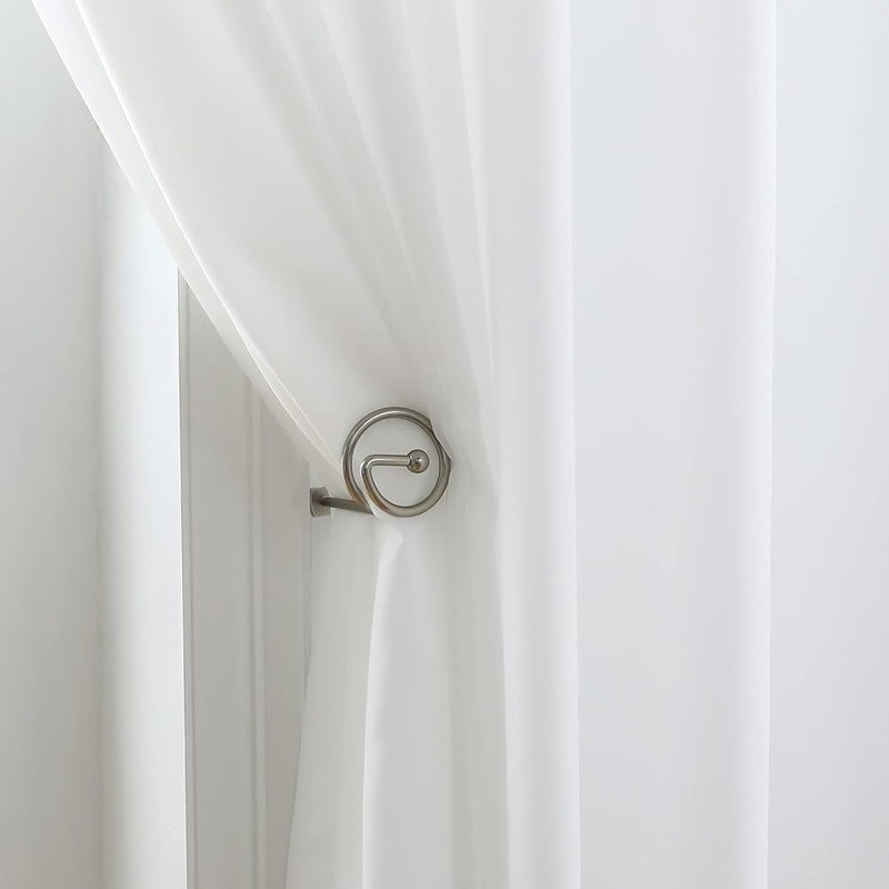 Heavy Duty Vintage Curtain Holdback Metal Mounting Hardware Classic Design New
