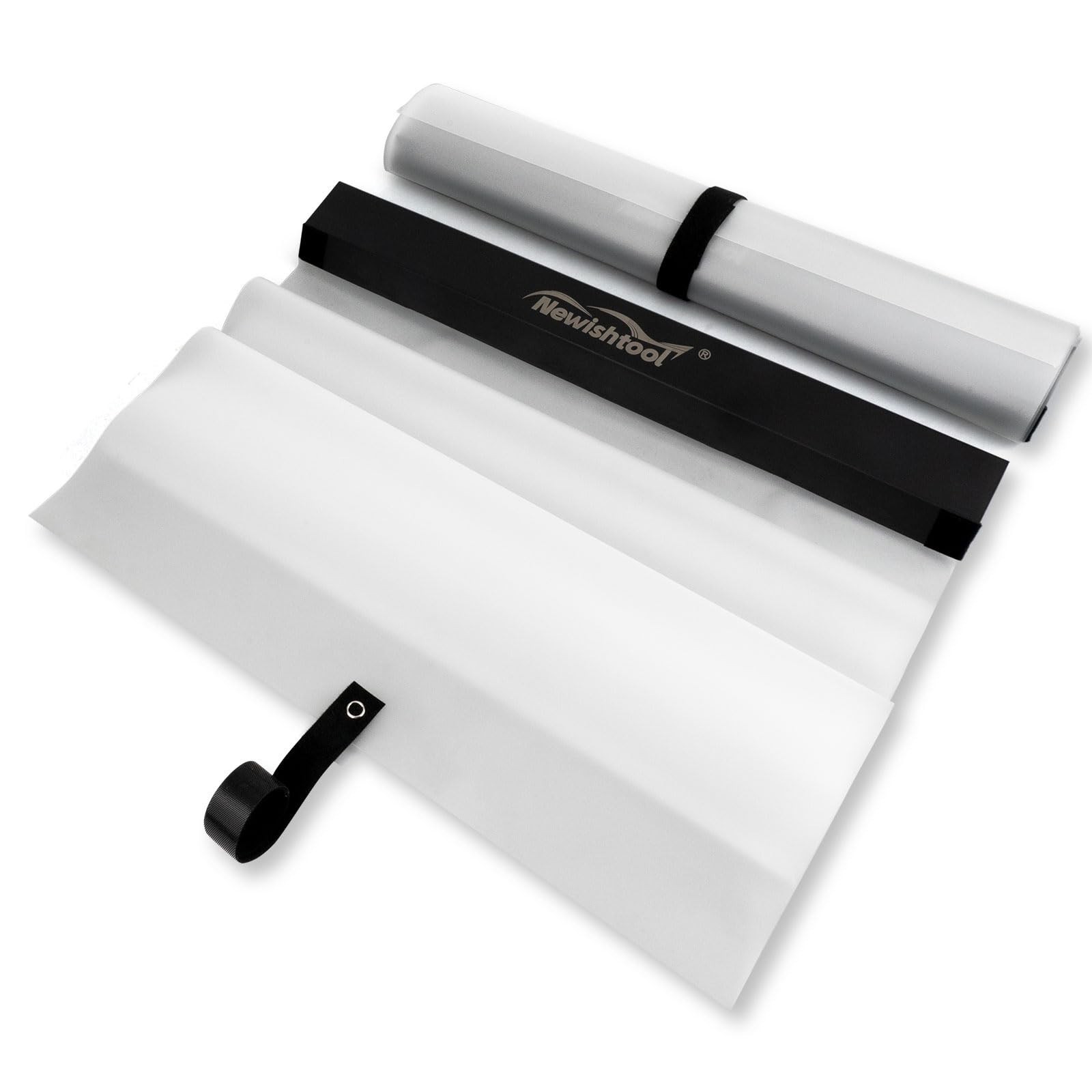Car Window Tint Tool Kit – 4 Waterproof Door Panel Covers, Reusable PET Shield