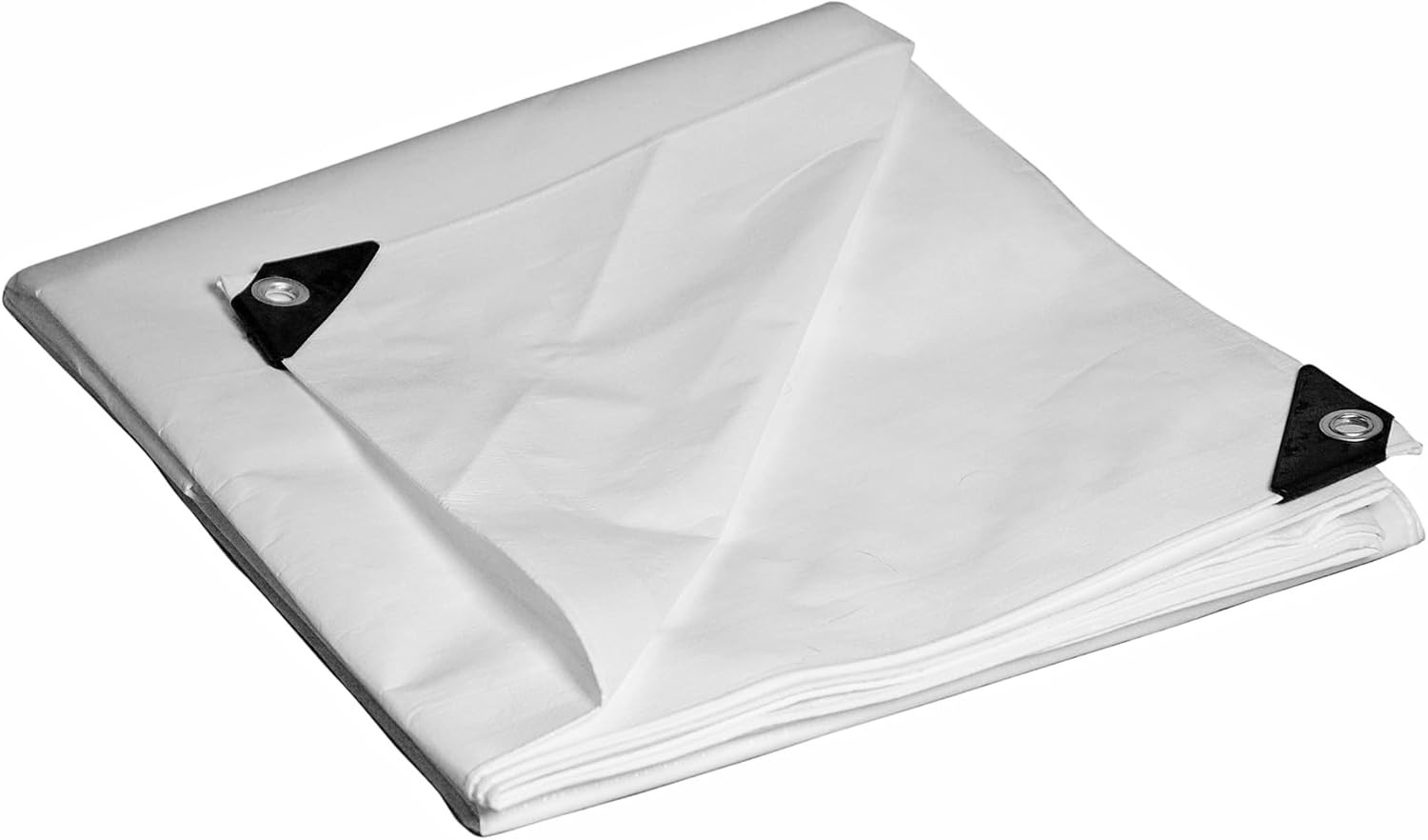 Multi-Purpose Heavy Duty Poly Tarp, 10×15 Feet, White