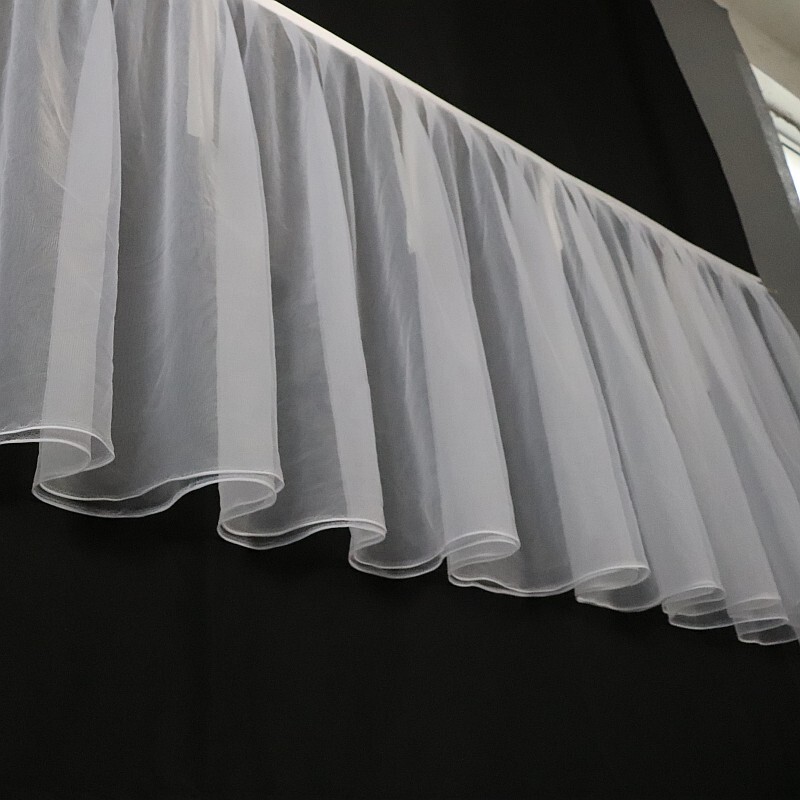 Tutu Ceiling Drapery Panels Wedding Sheer Gauze Long Ceiling Draping Hall Decor