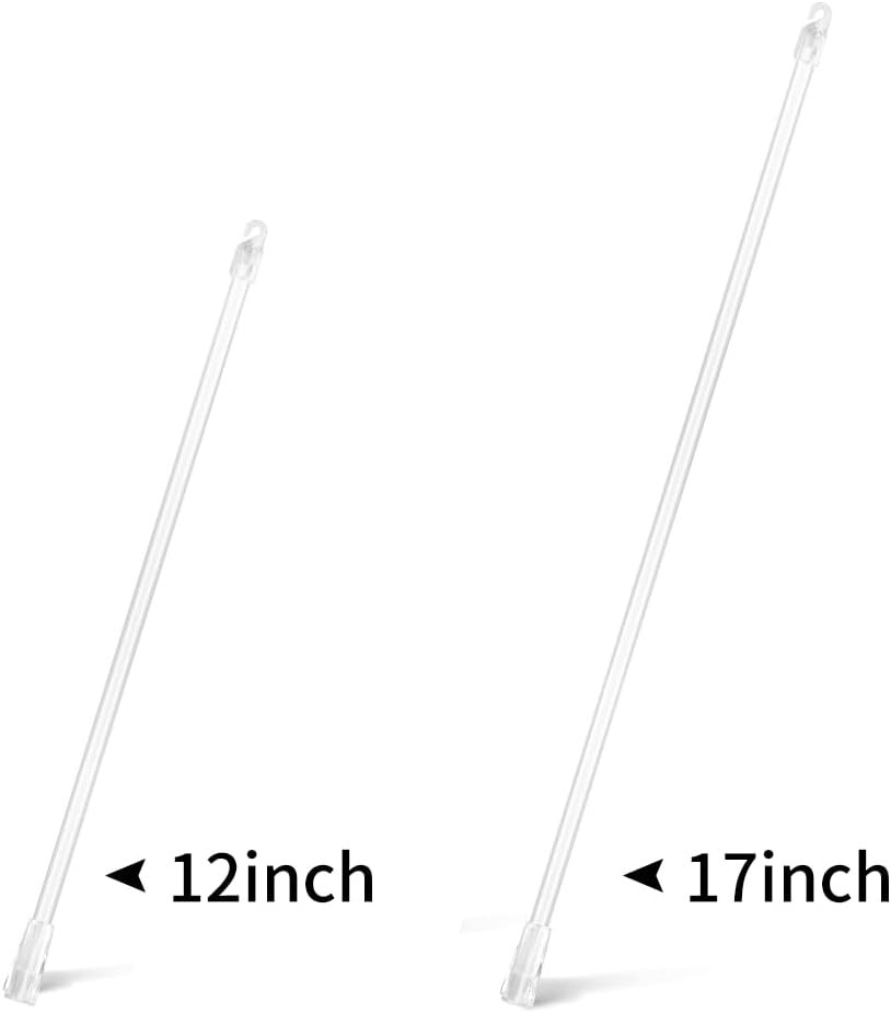 17 Inches 2 Pieces Blind Wand, Vertical Blinds free size, As Picture Show