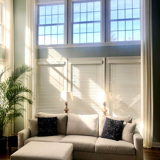 Extra long natural linen curtain, drape custom made 15 16 17 18 20 24 ft 2 story