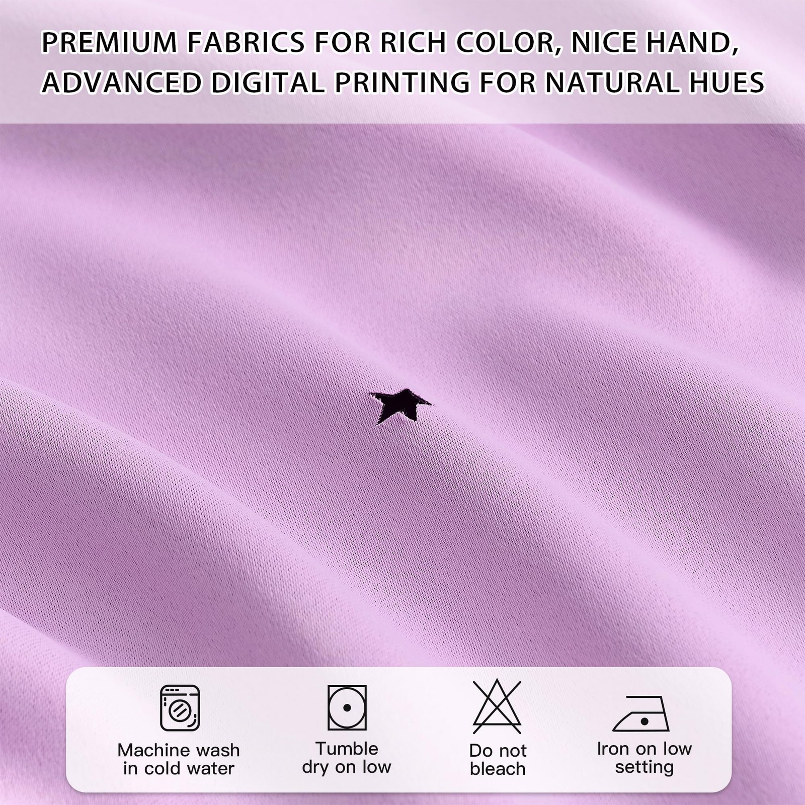 Light Purple Curtains for Bedroom, Girls Room Blackout Curtains, Kids Room Da…