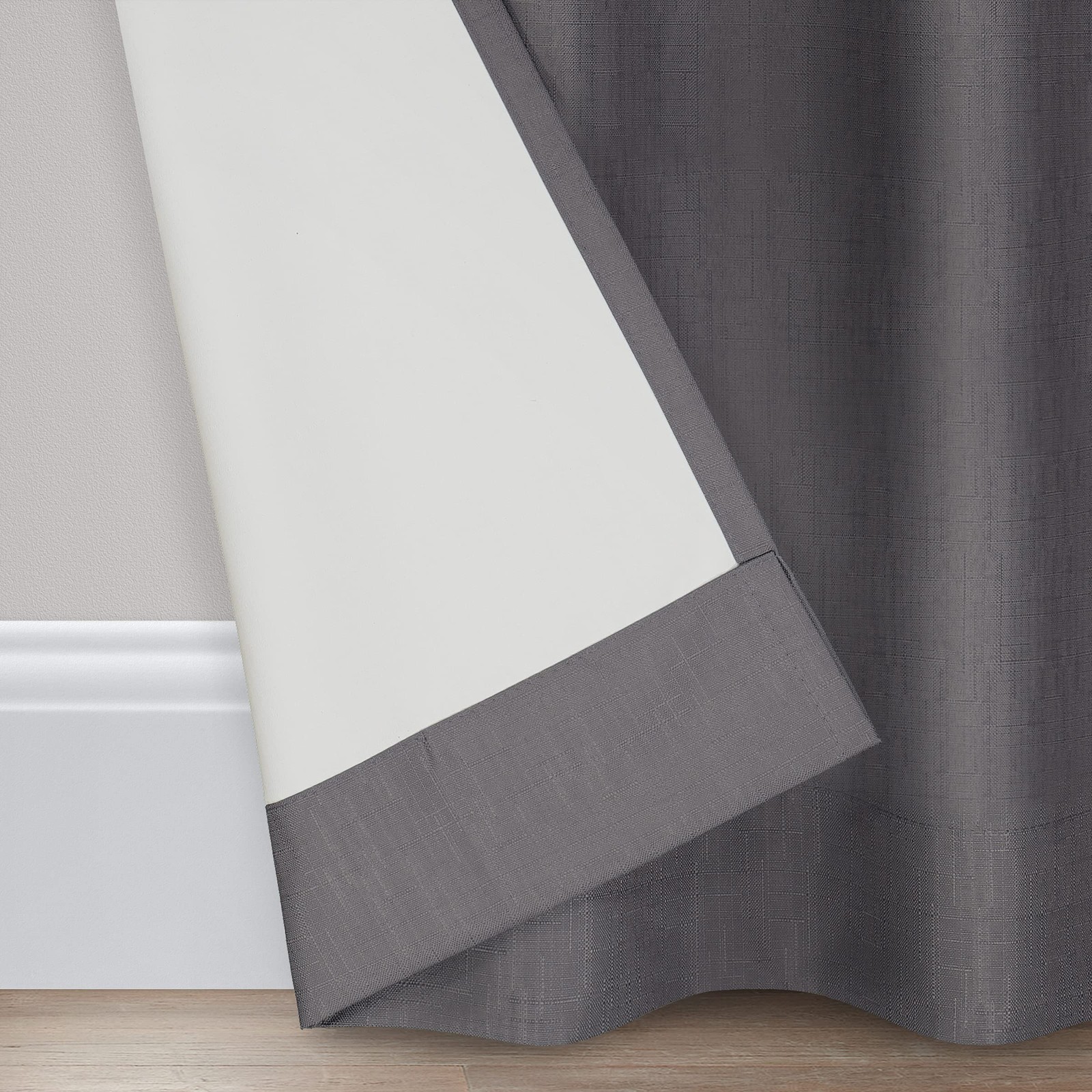 ECLIPSE Kendall Modern Blackout Thermal Rod Pocket Window Curtain for Bedroom or