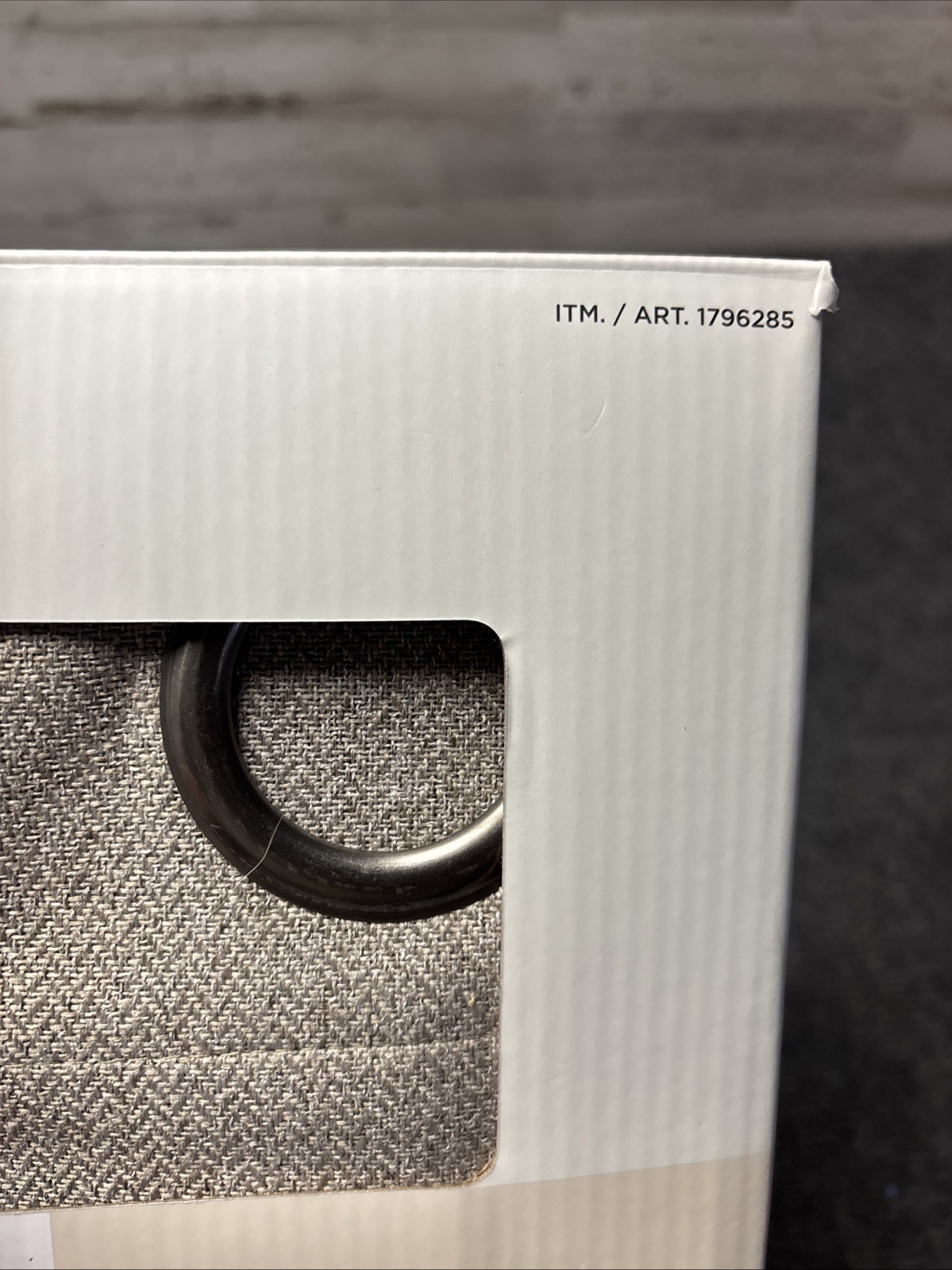 100% Blackout Magnetic Closure Window Panels 2 Pack Beige 52 x 84 in Grommet