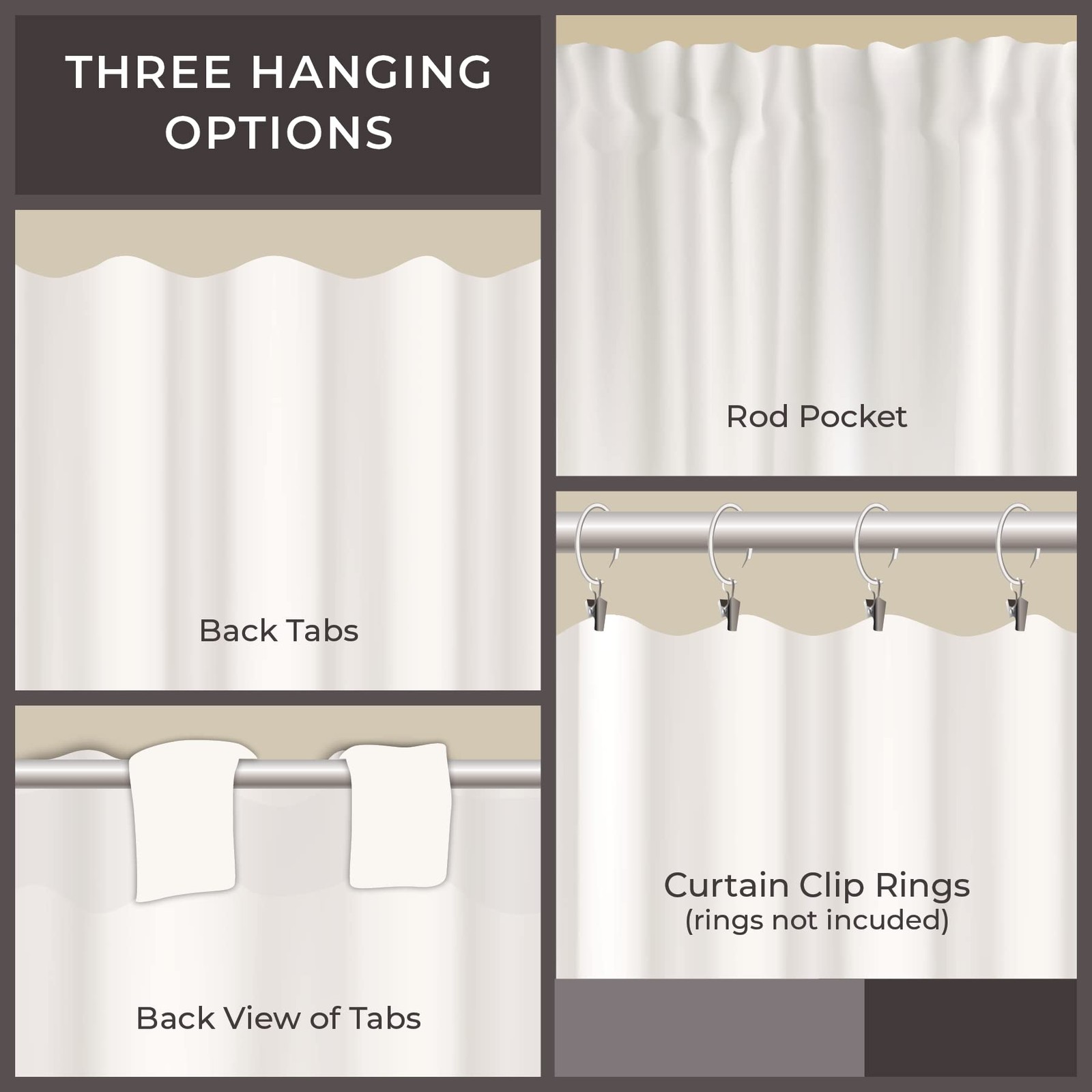 Piper Classics Farmcloth Stripe Panel Curtains Set Of 2 96 Long Urban Rustic