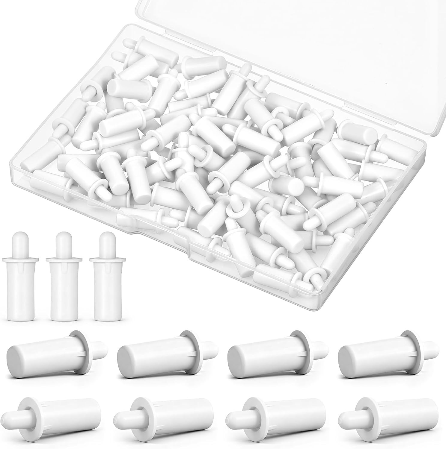 Spring-Loaded Replacement Pins – 100 Pack for Plantation Shutter Repairs