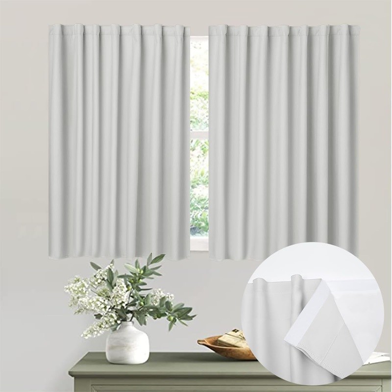 Blackout Curtains Thermal Insulated Easy Install Window Panels Home Office Decor