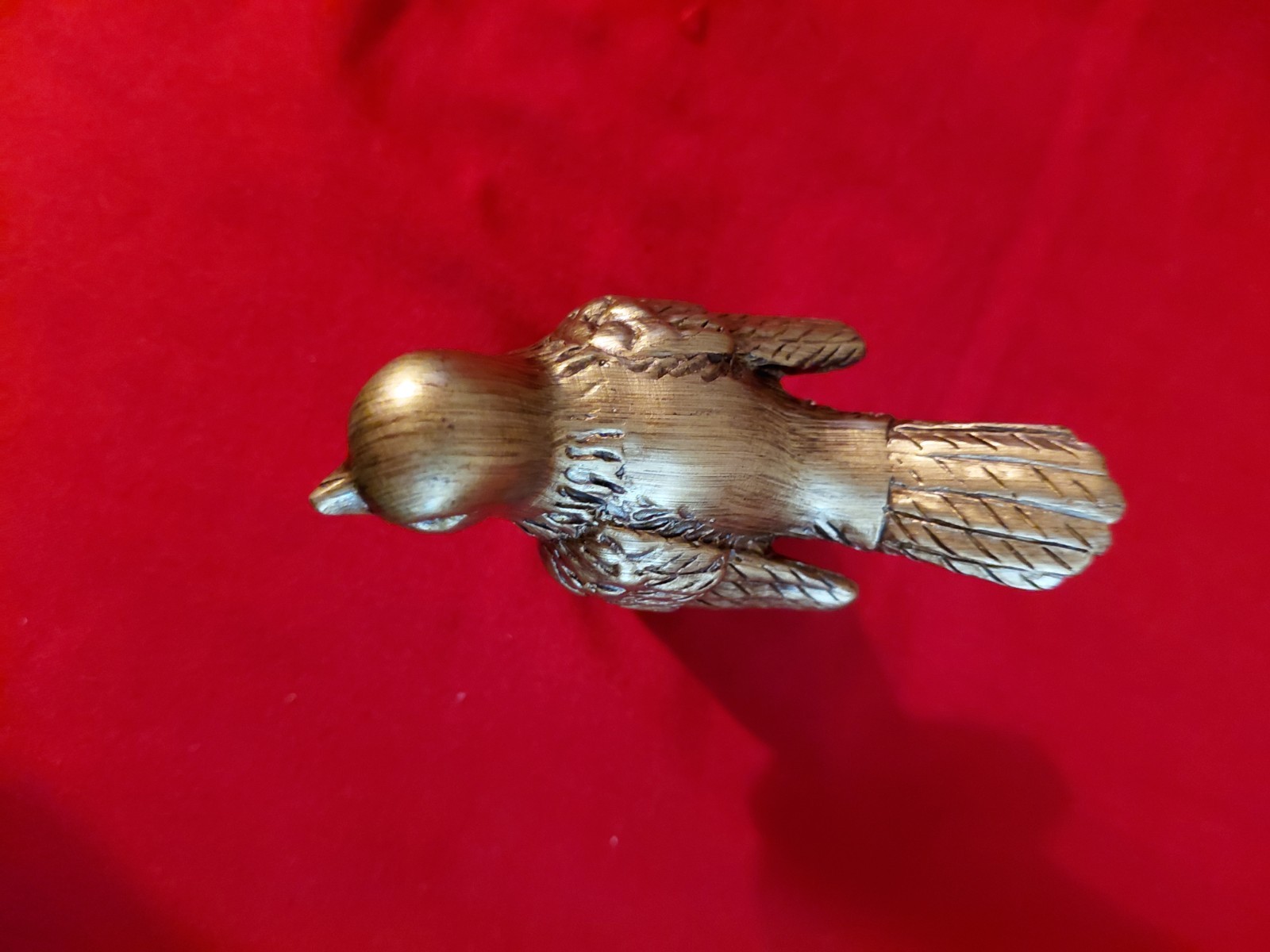 Vintage Decorative Brass Bird Curtain Holdback Or Plant Hanging – New! –