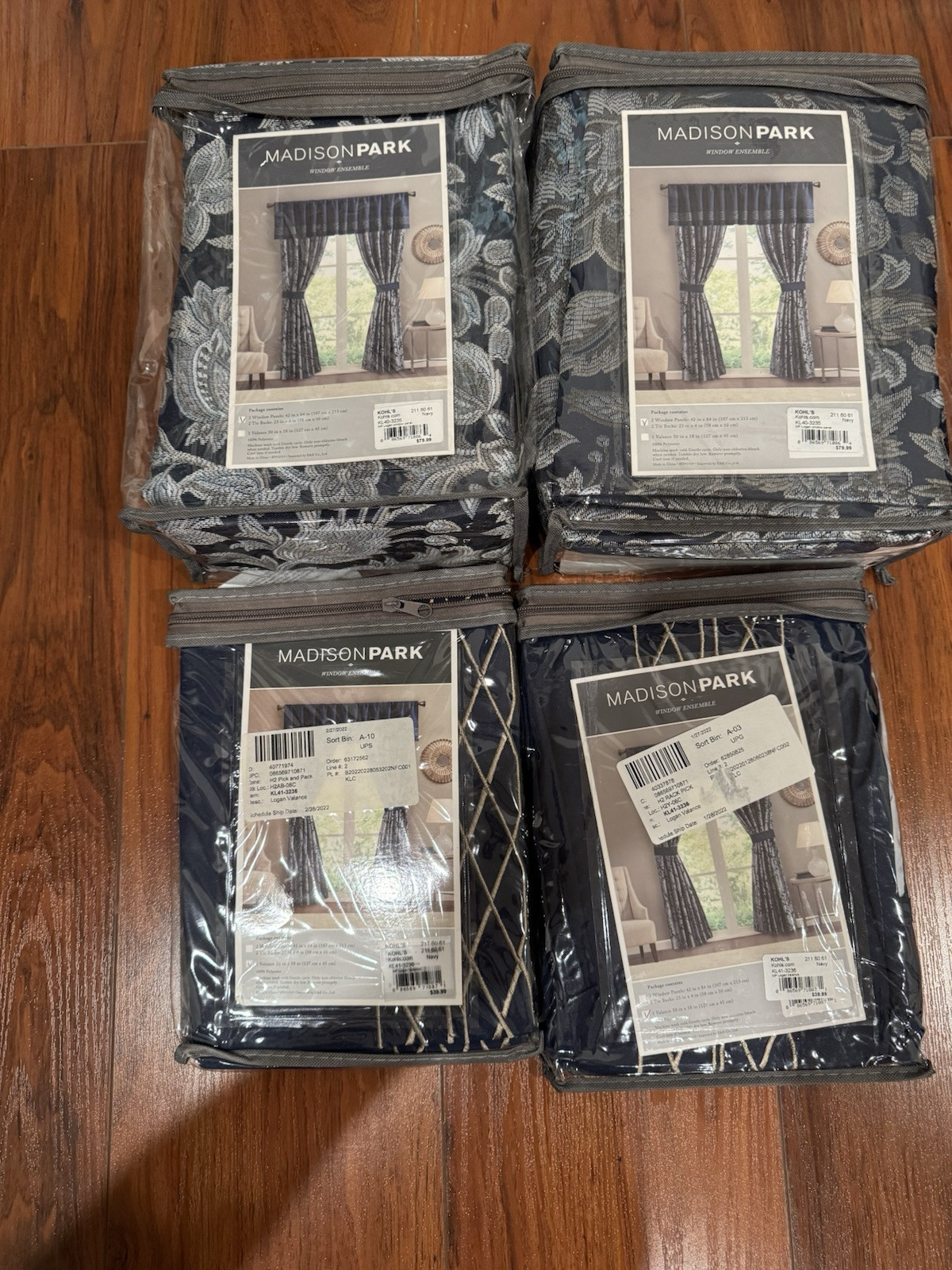 Stunning Window Curtains and Valances Set