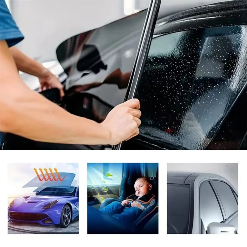 20″x16FT 5%/35% VLT Window Tint Film VLT UV Car Home Office Roll Heat Protection